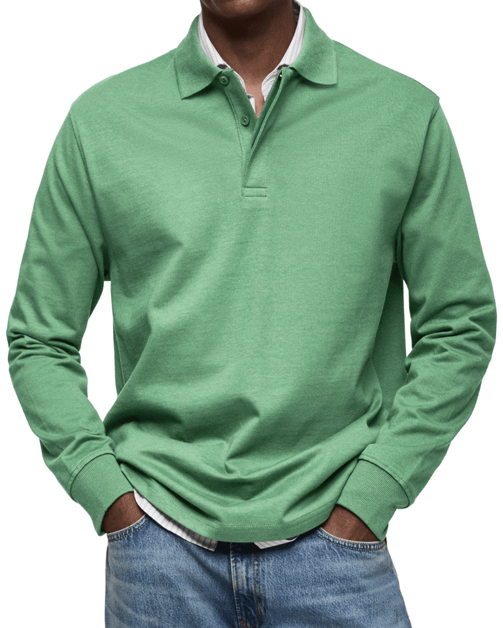 Lässiger Polo-Pullover