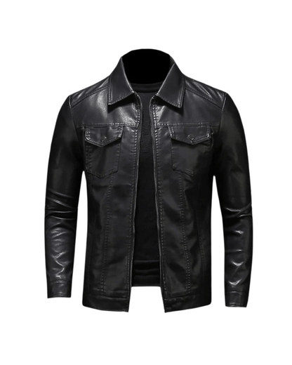 Jacke aus veganem Leder