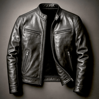 Vintage-Lederjacke